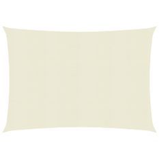 Voile d'ombrage 160 g/m² Crème 2,5x3,5 m PEHD