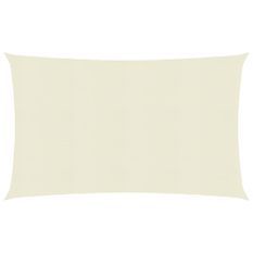 Voile d'ombrage 160 g/m² Crème 2,5x4,5 m PEHD