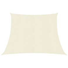 Voile d'ombrage 160 g/m² Crème 3/4x2 m PEHD