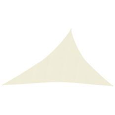 Voile d'ombrage 160 g/m² Crème 3x4x5 m PEHD