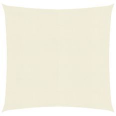 Voile d'ombrage 160 g/m² Crème 4,5x4,5 m PEHD