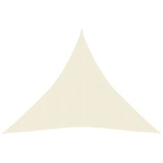 Voile d'ombrage 160 g/m² Crème 4,5x4,5x4,5 m PEHD