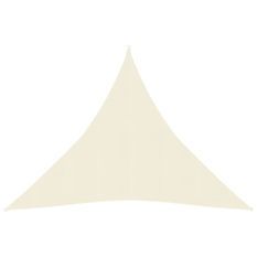 Voile d'ombrage 160 g/m² Crème 4,5x4,5x4,5 m PEHD