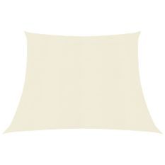 Voile d'ombrage 160 g/m² Crème 4/5x4 m PEHD