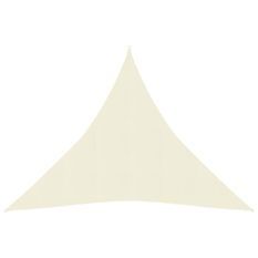 Voile d'ombrage 160 g/m² Crème 4x4x4 m PEHD