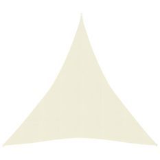 Voile d'ombrage 160 g/m² Crème 5x6x6 m PEHD