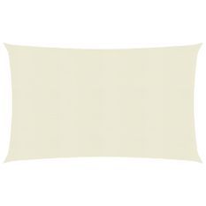 Voile d'ombrage 160 g/m² Crème 5x7 m PEHD