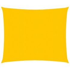 Voile d'ombrage 160 g/m² Jaune 2,5x2,5 m PEHD