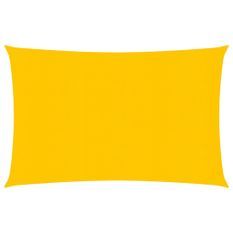 Voile d'ombrage 160 g/m² Jaune 2,5x3,5 m PEHD