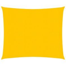 Voile d'ombrage 160 g/m² Jaune 2,5x3 m PEHD