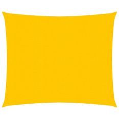 Voile d'ombrage 160 g/m² Jaune 2x2 m PEHD