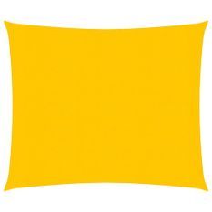 Voile d'ombrage 160 g/m² Jaune 3,6x3,6 m PEHD