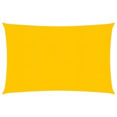 Voile d'ombrage 160 g/m² Jaune 3x4,5 m PEHD