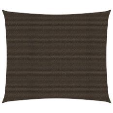 Voile d'ombrage 160 g/m² Marron 2x2,5 m PEHD