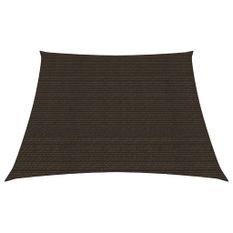 Voile d'ombrage 160 g/m² Marron 3/4x3 m PEHD