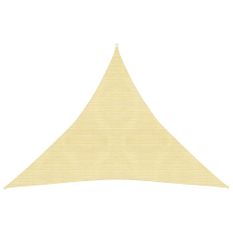Voile d'ombrage 160 g/m² Marron 4,5x4,5x4,5 m PEHD