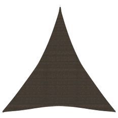Voile d'ombrage 160 g/m² Marron 5x7x7 m PEHD