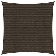 Voile d'ombrage 160 g/m² Marron 7x7 m PEHD