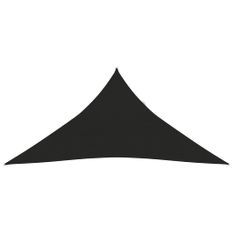 Voile d'ombrage 160 g/m² Noir 3x3x3 m PEHD