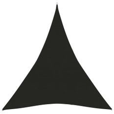 Voile d'ombrage 160 g/m² Noir 4x5x5 m PEHD