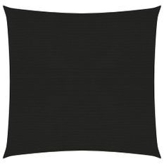 Voile d'ombrage 160 g/m² Noir 5x5 m PEHD