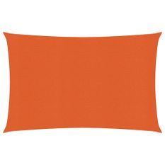 Voile d'ombrage 160 g/m² Orange 2,5x3,5 m PEHD