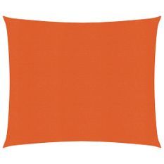 Voile d'ombrage 160 g/m² Orange 2,5x3 m PEHD