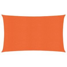 Voile d'ombrage 160 g/m² Orange 2,5x5 m PEHD