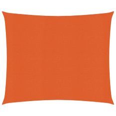 Voile d'ombrage 160 g/m² Orange 2x2,5 m PEHD