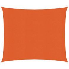 Voile d'ombrage 160 g/m² Orange 2x2 m PEHD