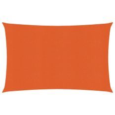 Voile d'ombrage 160 g/m² Orange 3x4 m PEHD