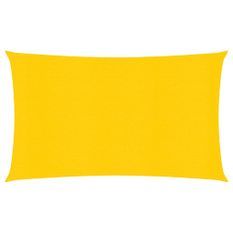 Voile d'ombrage 160 g/m² rectangulaire jaune 4x7 m PEHD