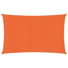 Voile d'ombrage 160 g/m² rectangulaire orange 3x5 m PEHD