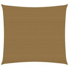 Voile d'ombrage 160 g/m² Taupe 2,5x2,5 m PEHD