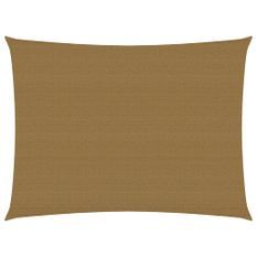 Voile d'ombrage 160 g/m² Taupe 2,5x3,5 m PEHD