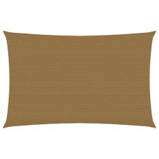 Voile d'ombrage 160 g/m² Taupe 2x4 m PEHD