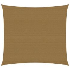 Voile d'ombrage 160 g/m² Taupe 3,6x3,6 m PEHD