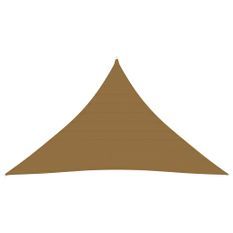 Voile d'ombrage 160 g/m² Taupe 3x3x4,2 m PEHD