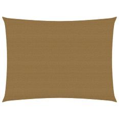 Voile d'ombrage 160 g/m² Taupe 3x4 m PEHD