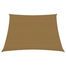 Voile d'ombrage 160 g/m² Taupe 4/5x4 m PEHD
