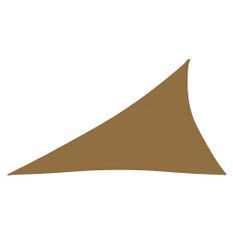Voile d'ombrage 160 g/m² Taupe 4x5x6,8 m PEHD