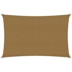 Voile d'ombrage 160 g/m² Taupe 4x6 m PEHD