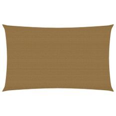 Voile d'ombrage 160 g/m² Taupe 4x7 m PEHD