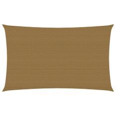 Voile d'ombrage 160 g/m² Taupe 5x8 m PEHD