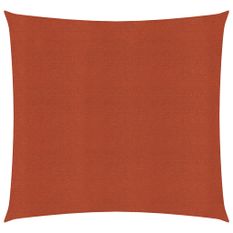 Voile d'ombrage 160 g/m² Terre cuite 2x2,5 m PEHD
