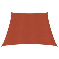 Voile d'ombrage 160 g/m² Terre cuite 3/4x2 m PEHD