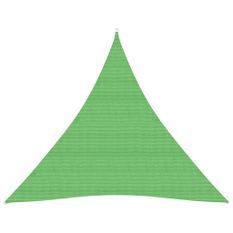Voile d'ombrage 160 g/m² Vert clair 3,6x3,6x3,6 m PEHD