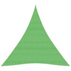 Voile d'ombrage 160 g/m² Vert clair 3x4x4 m PEHD