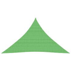 Voile d'ombrage 160 g/m² Vert clair 4x4x5,8 m PEHD