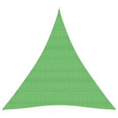 Voile d'ombrage 160 g/m² Vert clair 5x6x6 m PEHD